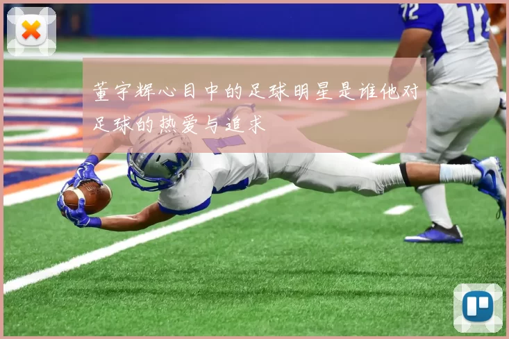 董宇辉心目中的足球明星是谁他对足球的热爱与追求