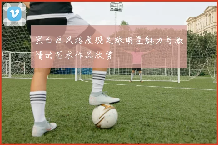 黑白画风格展现足球明星魅力与激情的艺术作品欣赏