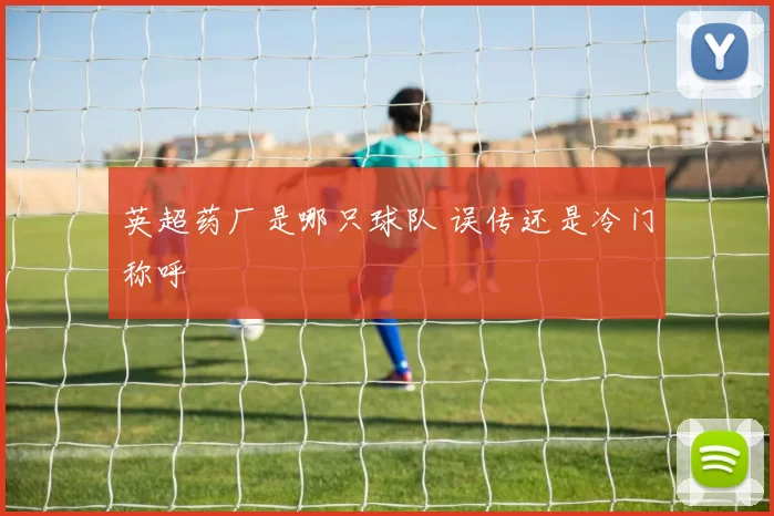 英超药厂是哪只球队 误传还是冷门称呼
